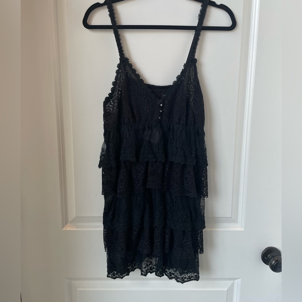 Black Lacey Cami